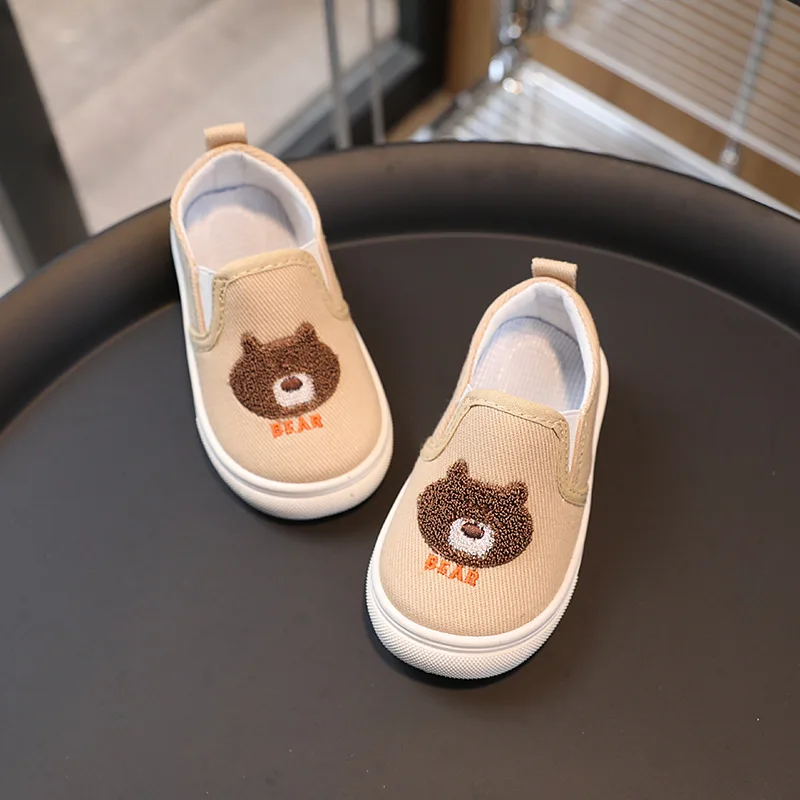 Zapatillas de lona antideslizantes para niños – Planas casual - imagen 4