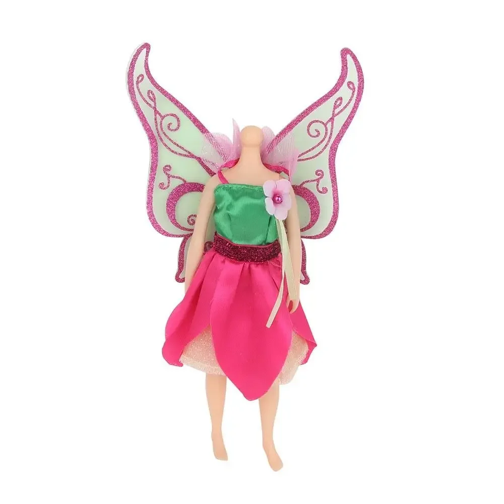 Vestido de hada para muñecas – Falda de gasa con alas de mariposa - imagen 4
