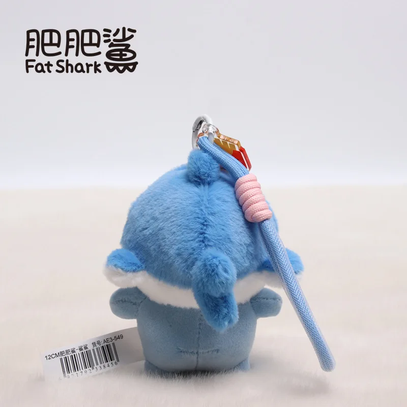Llavero de peluche tiburón gordito para regalo a parejas y amantes - imagen 4