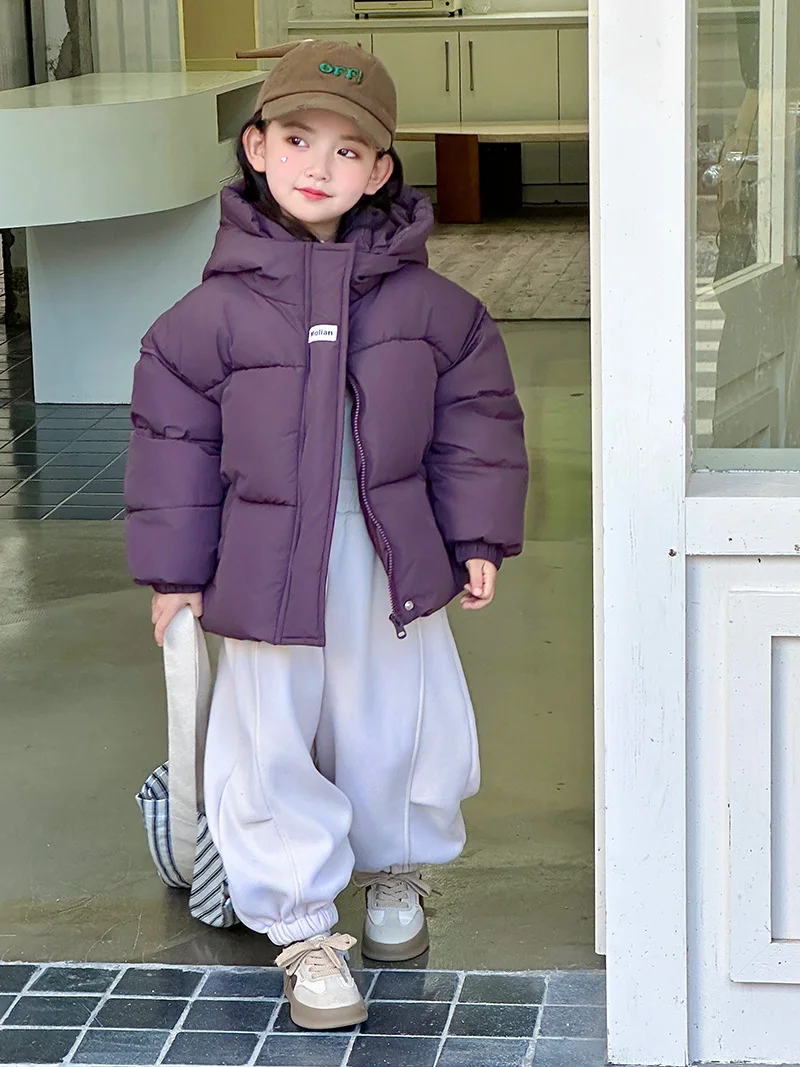 Abrigo de plumón para niños con capucha – Cálido invierno moda - imagen 3