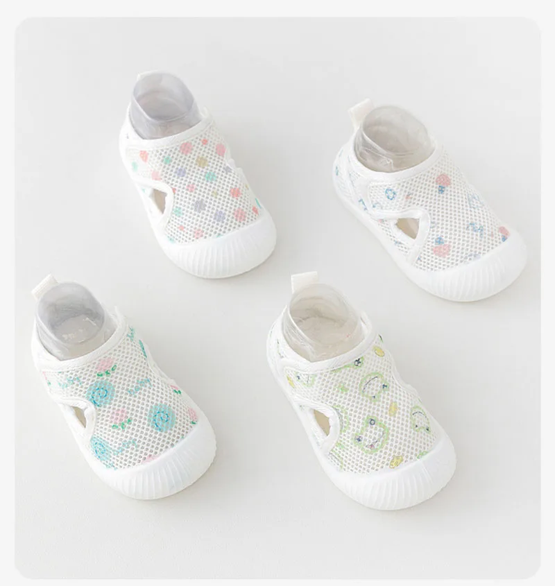 Sandalias de malla transpirables para recién nacido suaves - imagen 5