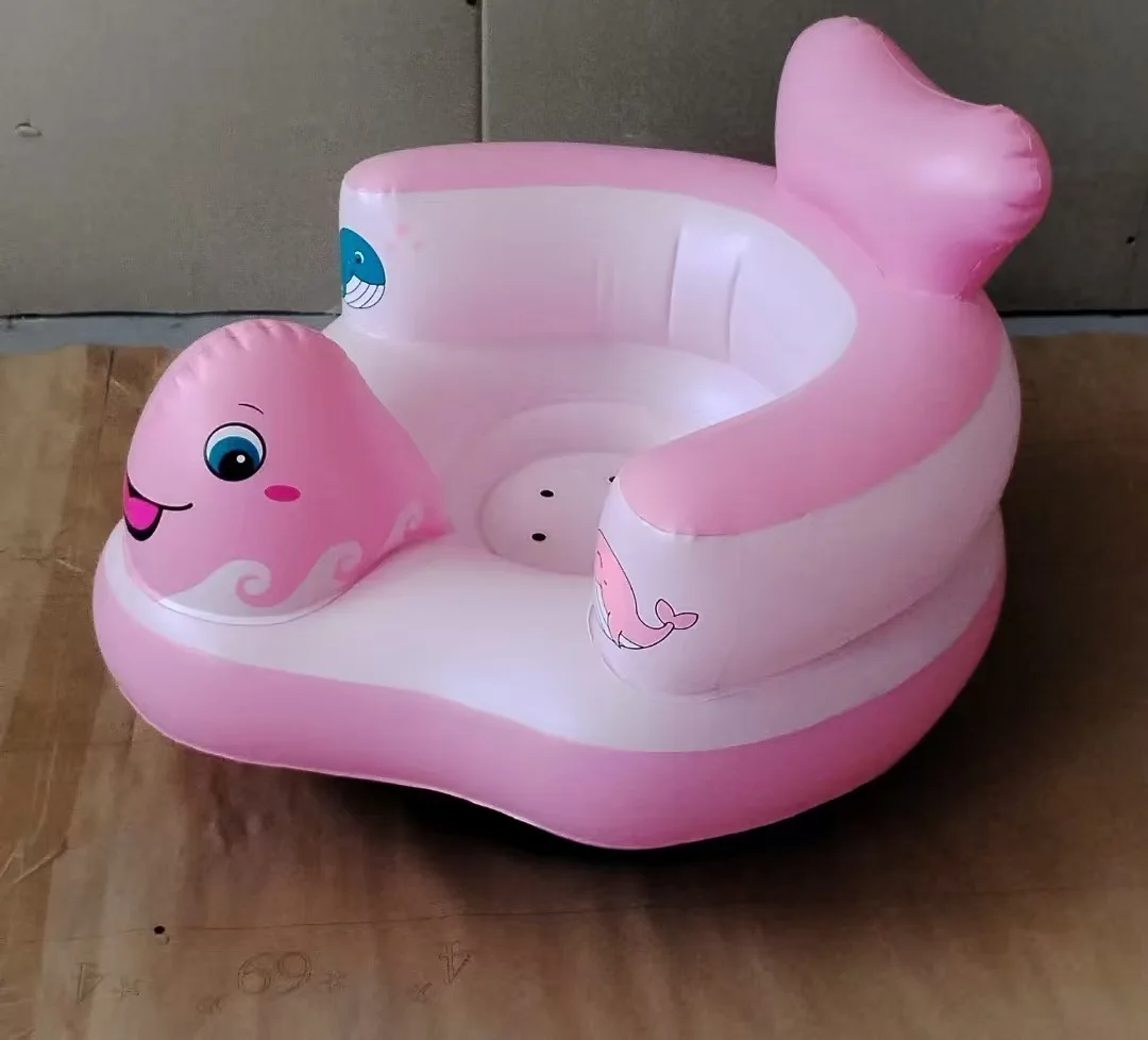 Silla de baño inflable portátil multifuncional para bebé - imagen 2