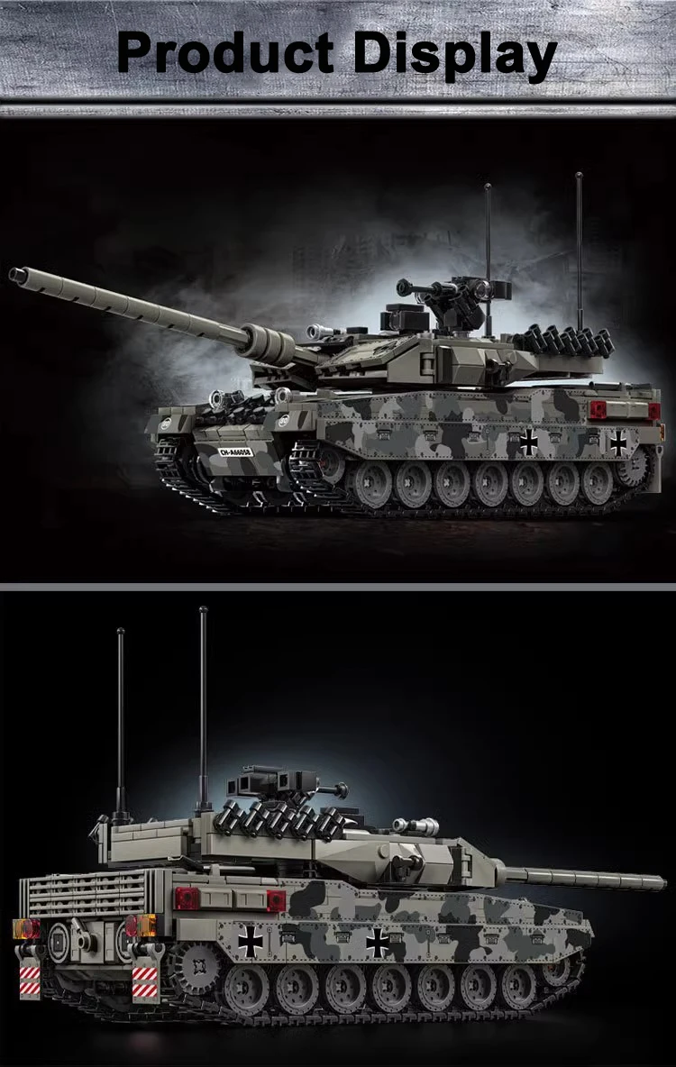 Detalle del modelo militar en construcción