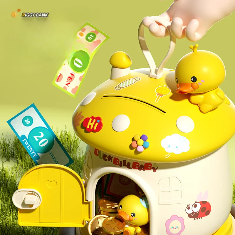 Hucha infantil de setas cartoon con pegatinas 3D DIY - imagen 4