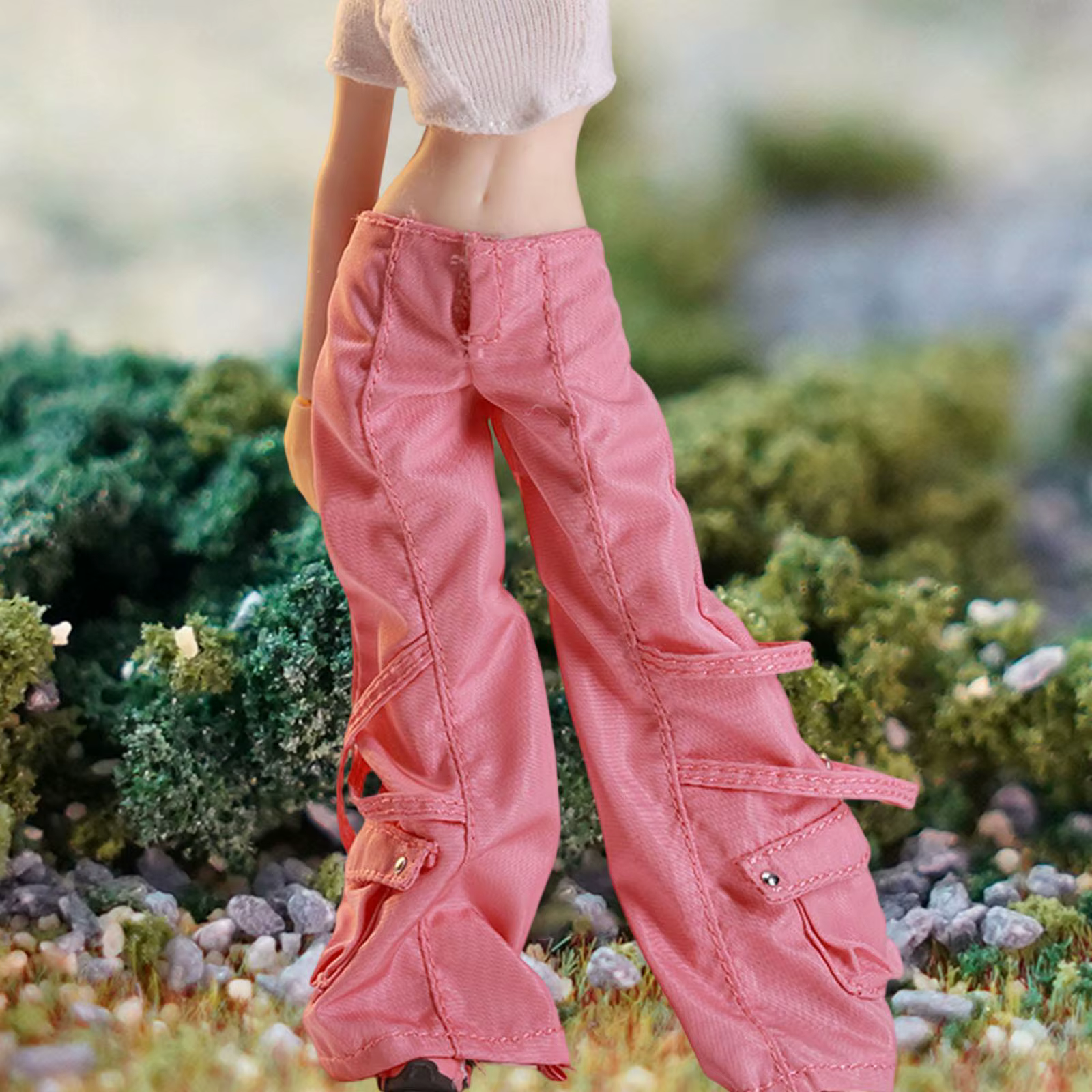 Pantalones cargo miniatura para figuras de acción – estilo casual - imagen 3
