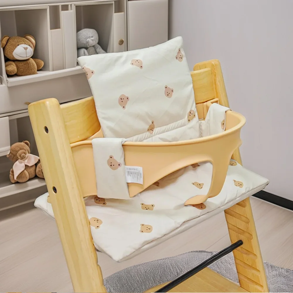 Cojín antideslizante para asiento de bebé con diseño infantil seguro