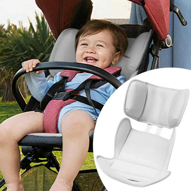 Cojín reductor suave para cochecito – Soporte de cabeza y cuerpo para bebé - imagen 5