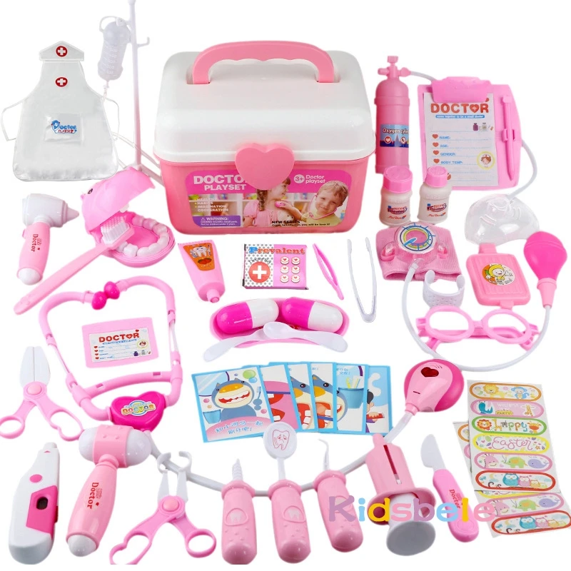 Juego de médico infantil con estetoscopio y dentista educativo - imagen 5