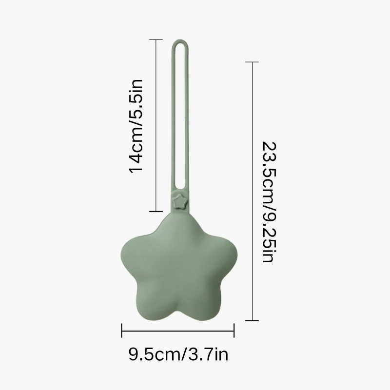 Estuche para chupete silicona con forma de estrella, colgable - imagen 2
