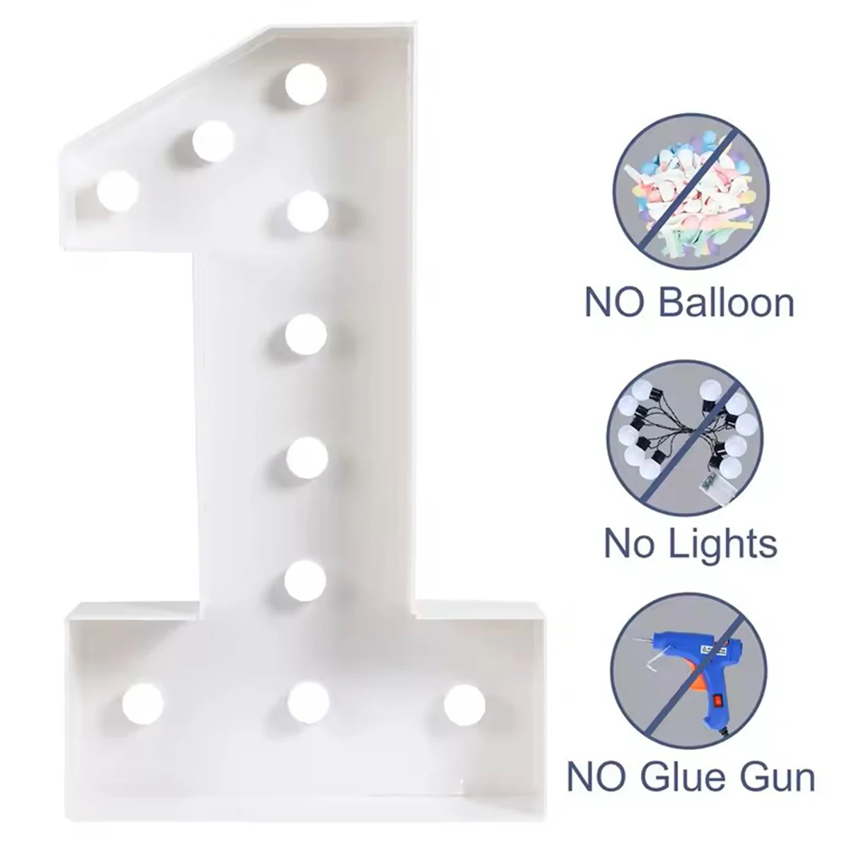 Kit de globos gigantes para Baby Shower, cumpleaños y bodas