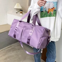 Bolsa de viaje Oxford en nailon con compartimento para zapatos