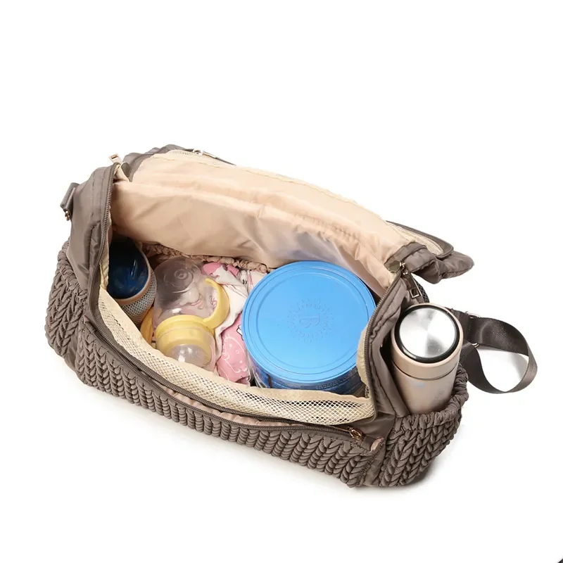 Bolsa de pañales impermeable gran capacidad para cochecito - imagen 4