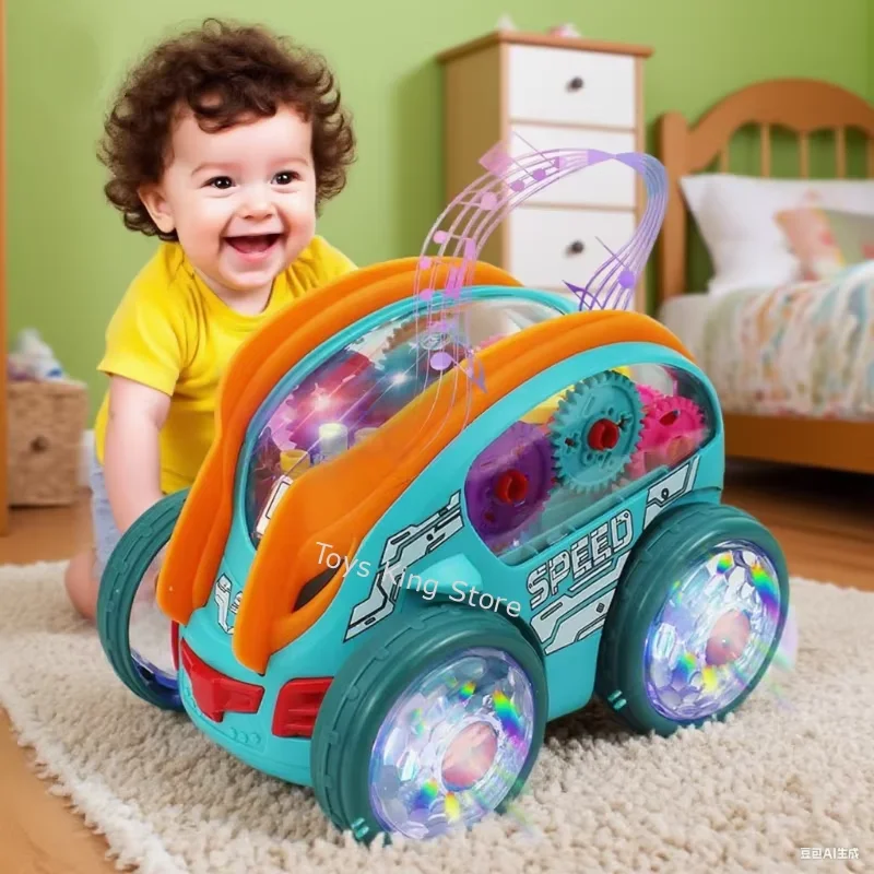 Camión volquete eléctrico 360 con luces LED para niños - imagen 5