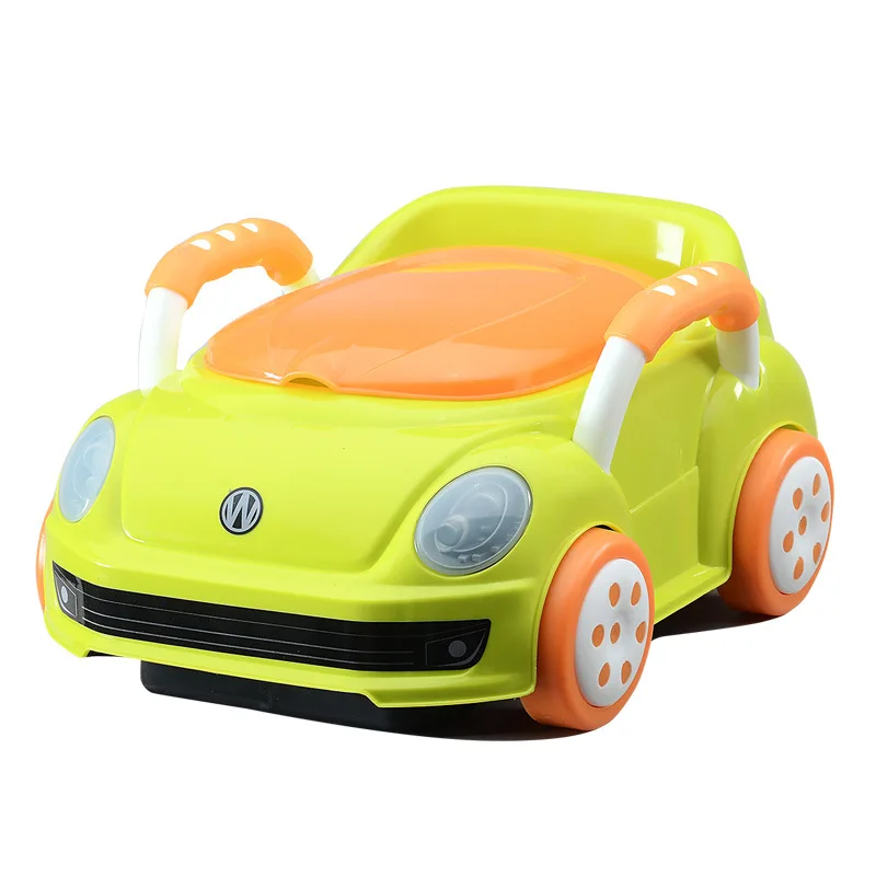 Orinal de viaje para niños 0-5 años, estilo coche, color caramelo - imagen 4