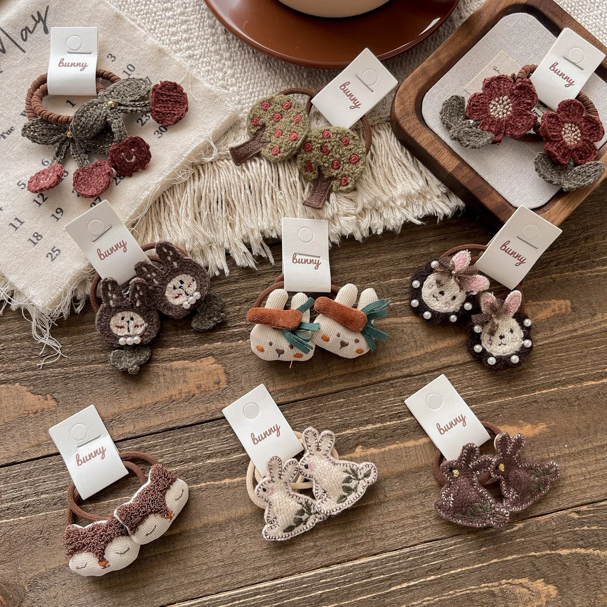 Diademas para niñas con conejito y cintas elásticas versátiles - imagen 5