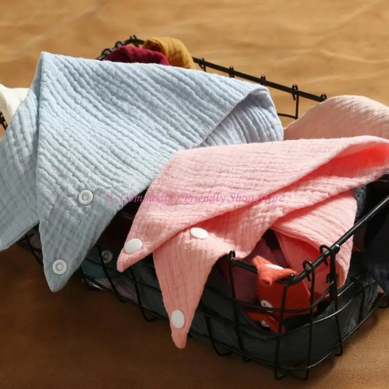 Babero bandana suave absorbente para bebé - imagen 5