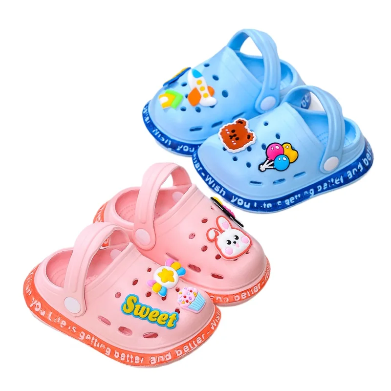 Sandalias de verano para niños antideslizantes suaves perforadas - imagen 2