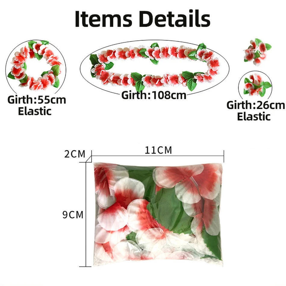 Conjunto Lei hawaiano Moana para bebé cumpleaños