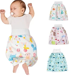 Pañal reutilizable impermeable corto para bebé - Protege día y noche