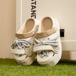 Zapatillas plataforma para niña – Suela gruesa y cordones