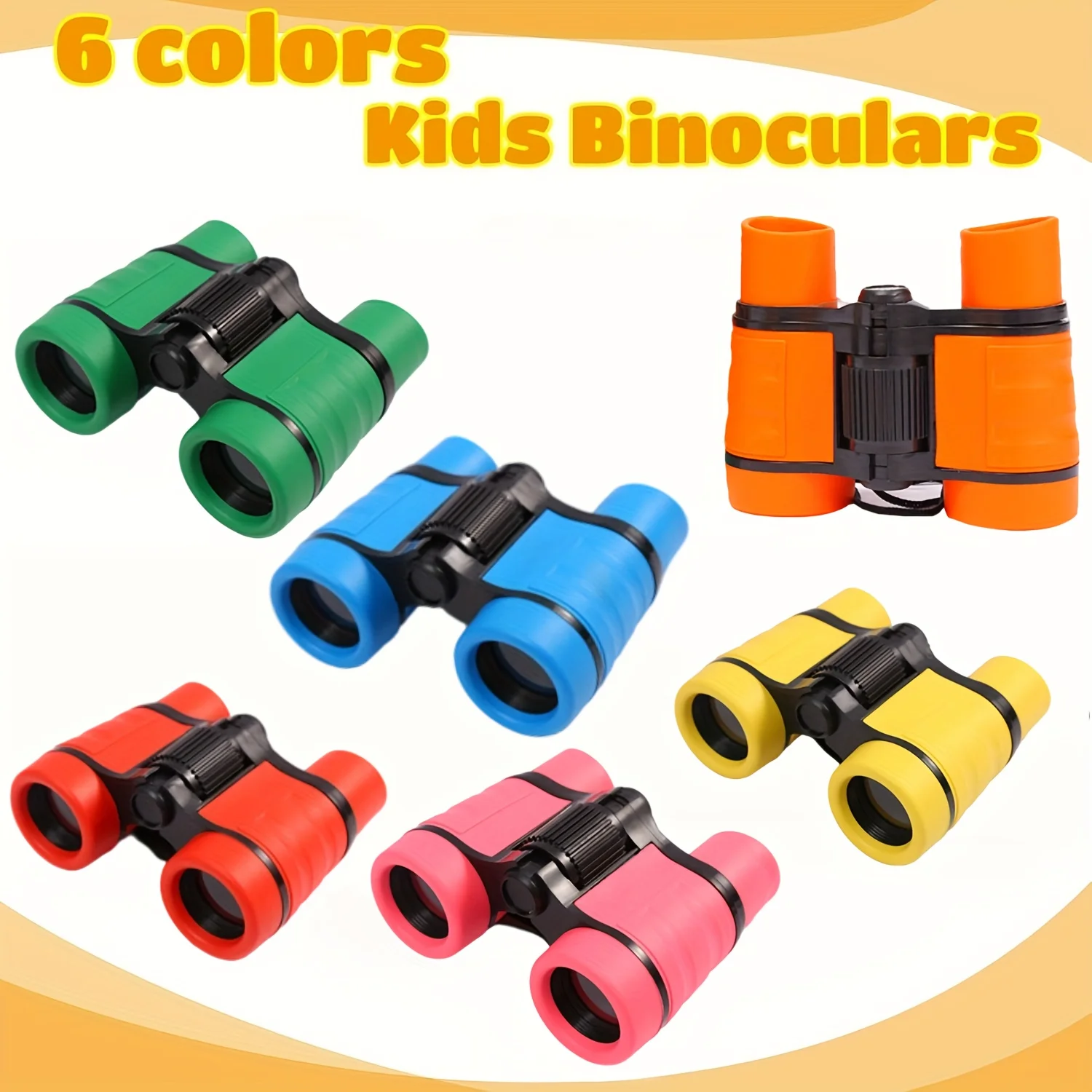 Binoculares infantiles resistentes a los golpes de ABS duradero