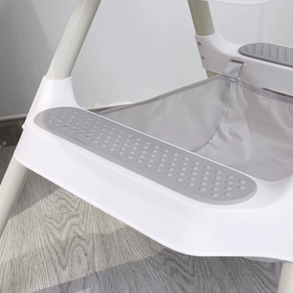 Asiento de cuero ecológico y cesta de almacenamiento