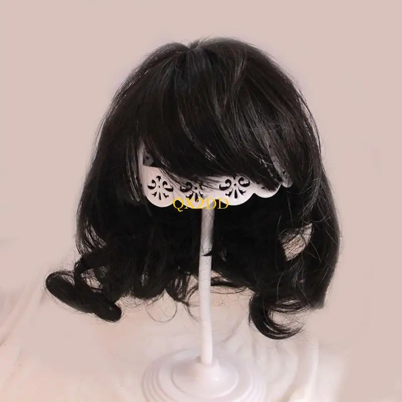 Sombrero con peluca rizada vintage para niñas de fiesta - imagen 2