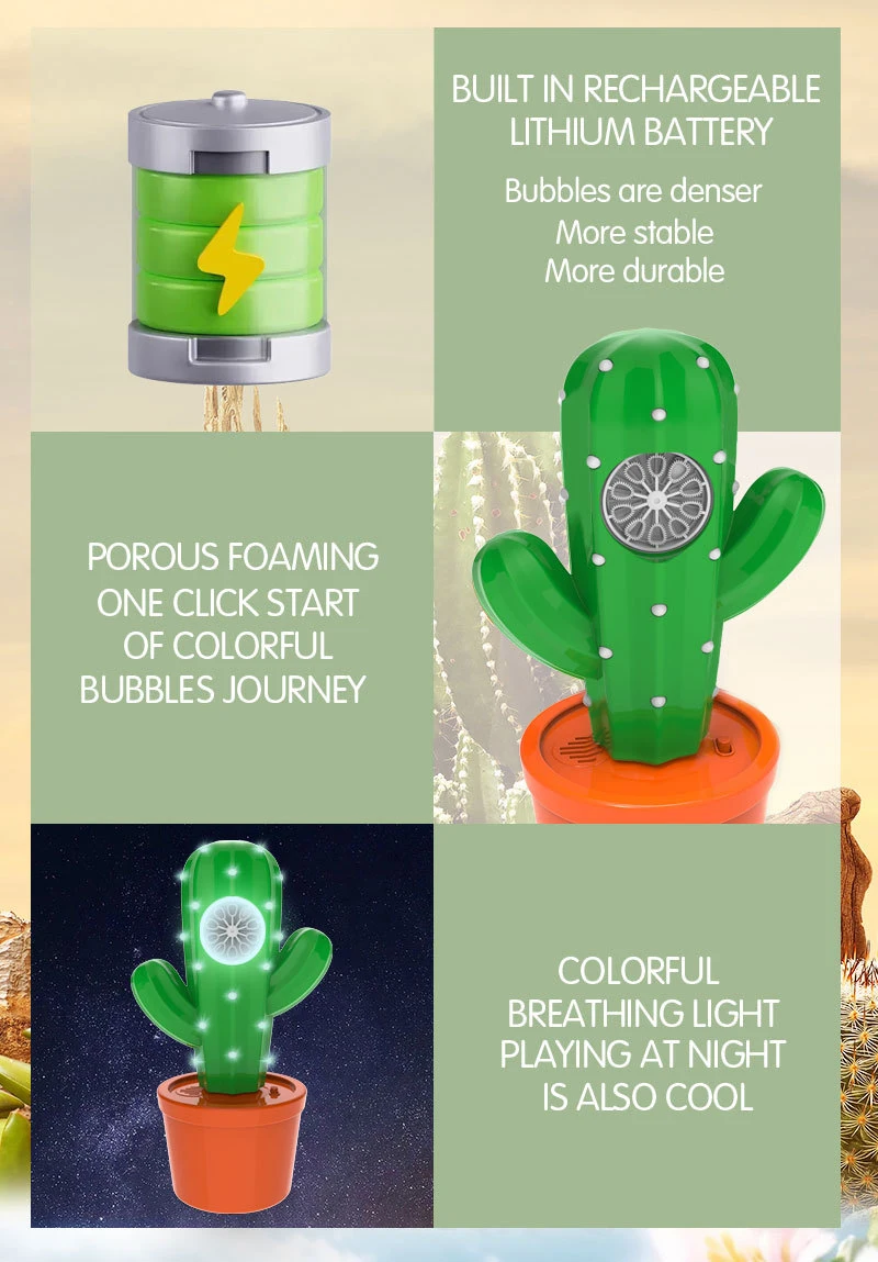 Burbujas y efecto visual para jugar en exterior