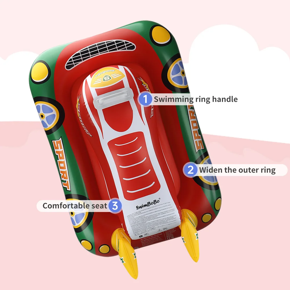 Swimbobo flotador asiento de natación inflable para bebés – Anillo - imagen 4