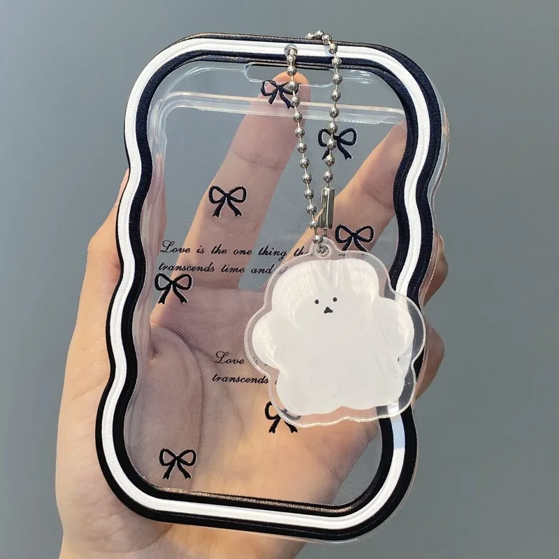 Porta tarjetas transparente de acrílico con funda identificativa - imagen 2