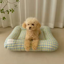 Cama tipo macaron antideslizante, suave y cómoda para perros y gatos