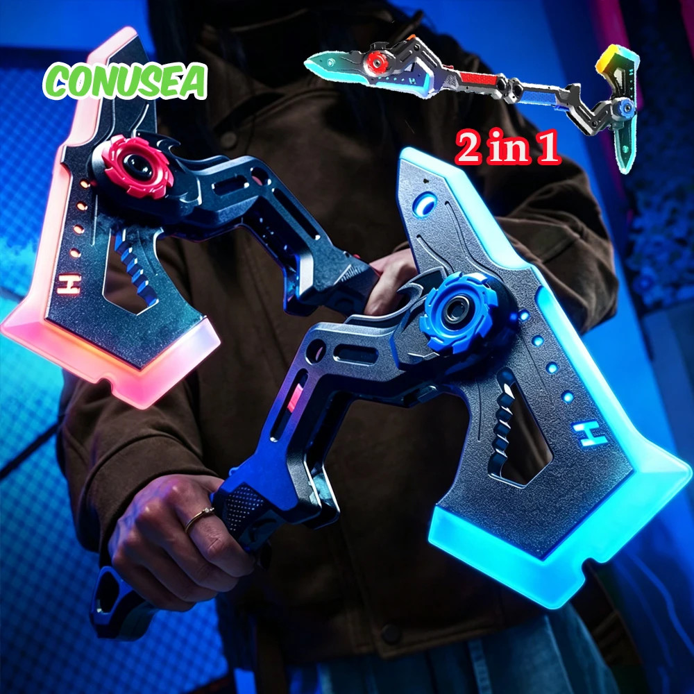 AXE espada láser con luz para niños, cosplay y juego de rol - imagen 5