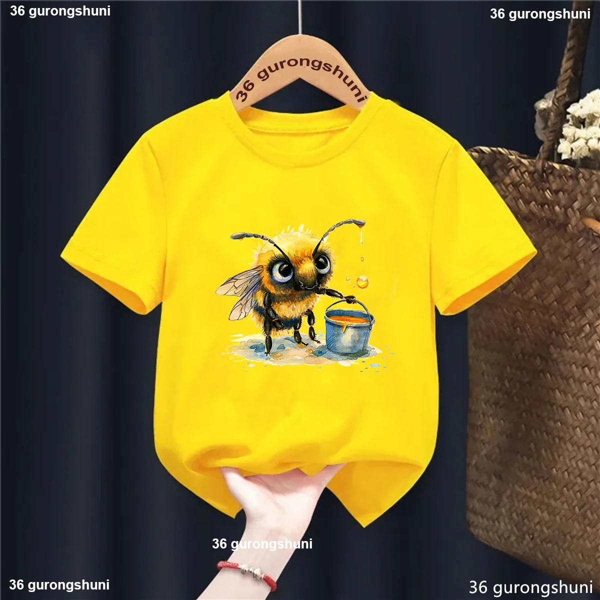 Conjunto en colores – blanco/amarillo/azul