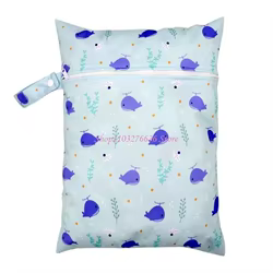 Bolsa para pañales con estampado de dibujos animados