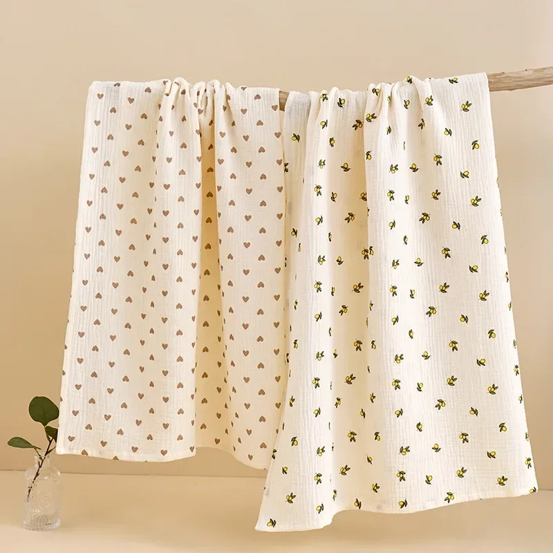 Manta muselina de verano para bebé – Funda cochecito y toalla 2 capas - imagen 4