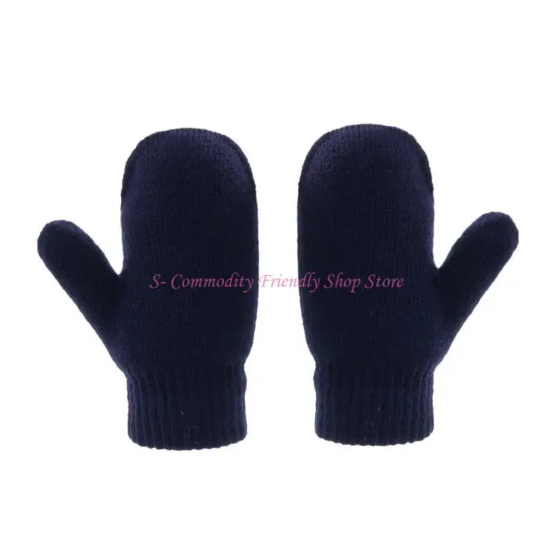 Guantes de bebé invierno punto con dedos completos - imagen 2