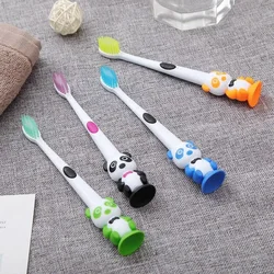 Cepillo de dientes infantil cerdas suaves panda niños 3-12 años