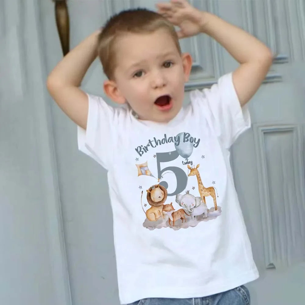 Camiseta Wild One Safari para niño – Cumpleaños con estilo - imagen 3