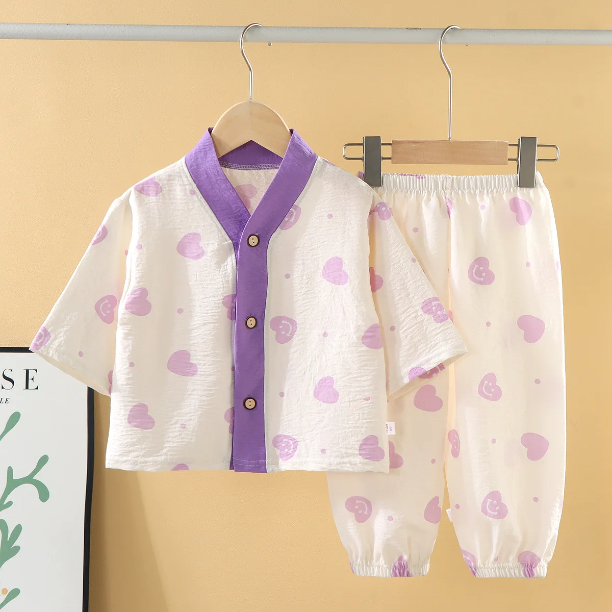 Pijama infantil de verano estampado – Fresco y cómodo para casa - imagen 5