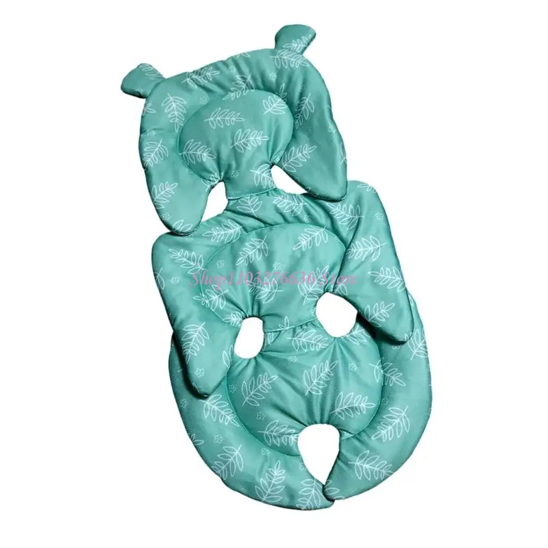 Almohadilla reversible para cochecito de algodón, asiento cómodo - imagen 5