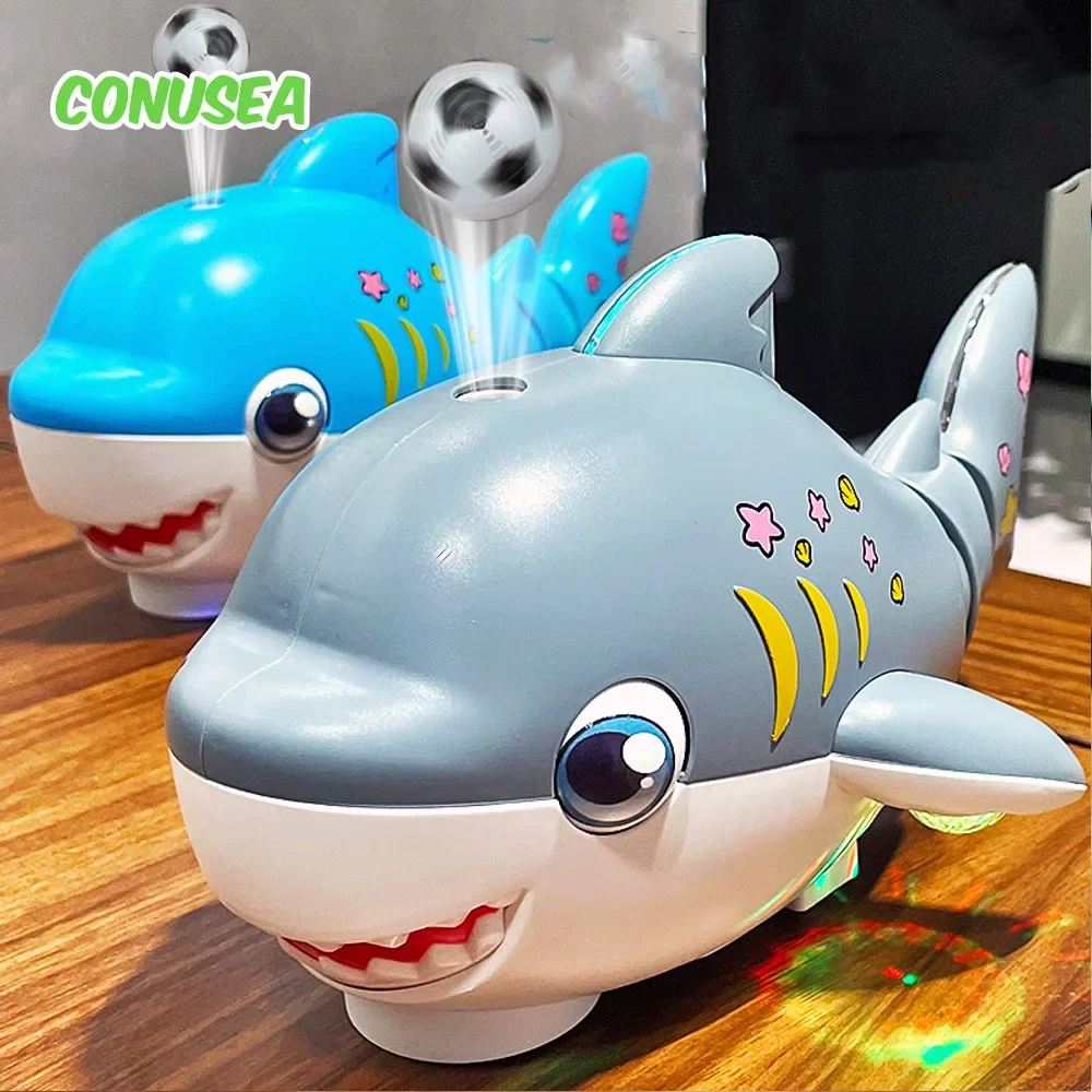 Máquina de burbujas eléctrica tiburón con cola oscilante infantil - imagen 4