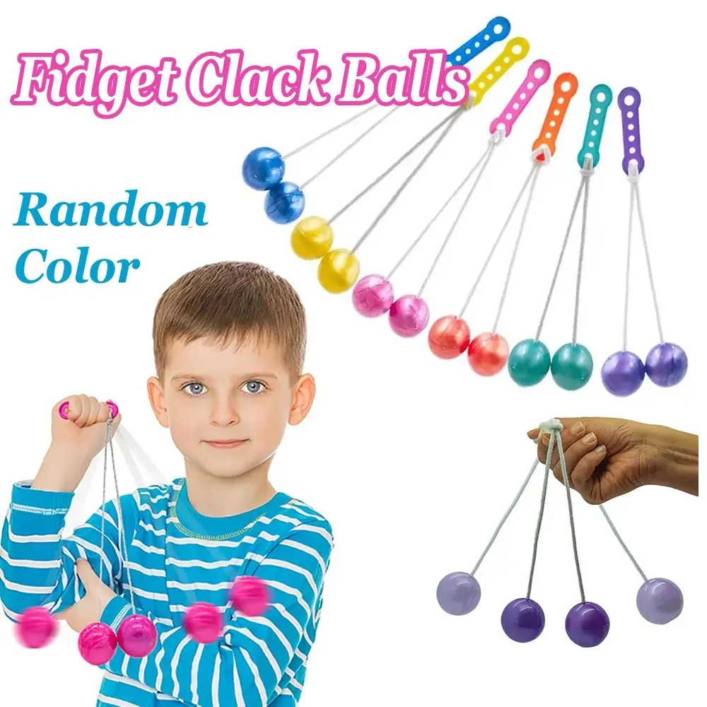 Bolas antiestrés con clic clac de colores divertidos - imagen 5