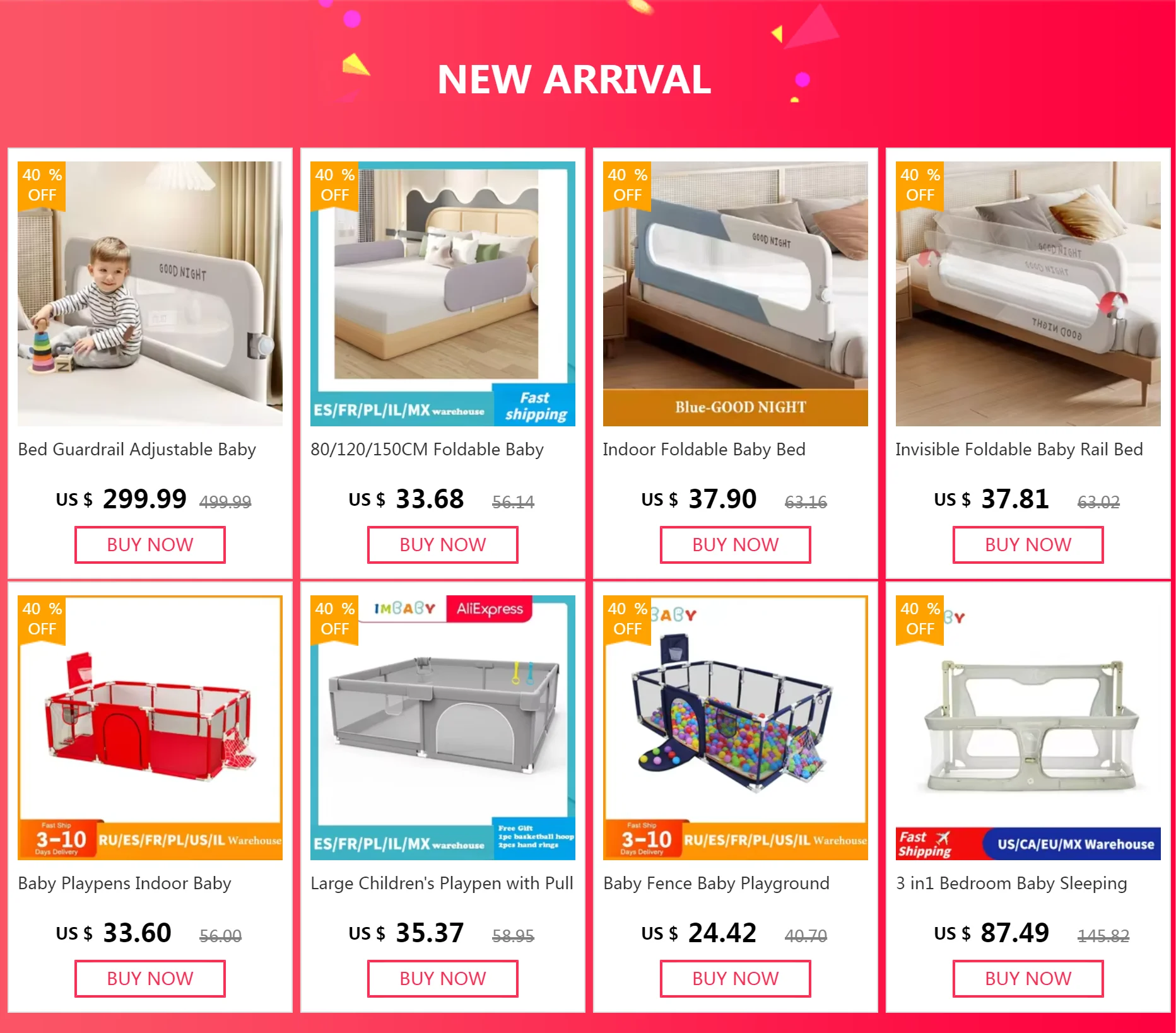Barrera protectora colocada en el lateral de la cama