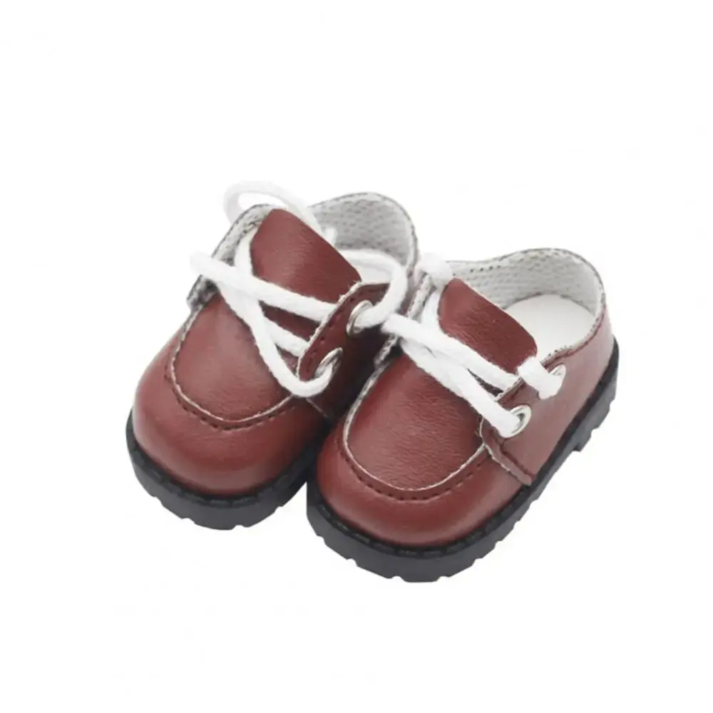 Zapatos de muñeca en cuero PU ligeros para disfraz y juegos - imagen 2