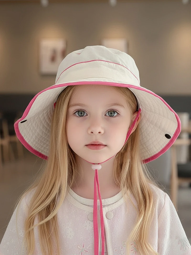 Niños con sombrero de ala grande en actividades al aire libre