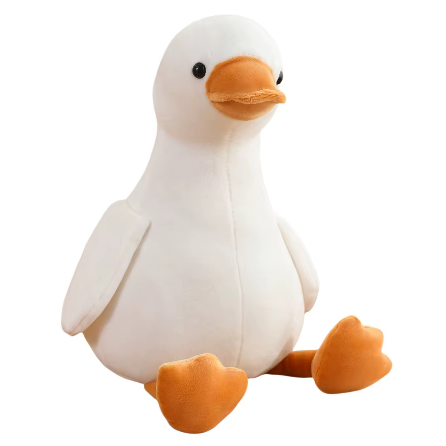 Peluche de pato y ganso grandes amarillos, regalo cumpleaños infantil - imagen 5