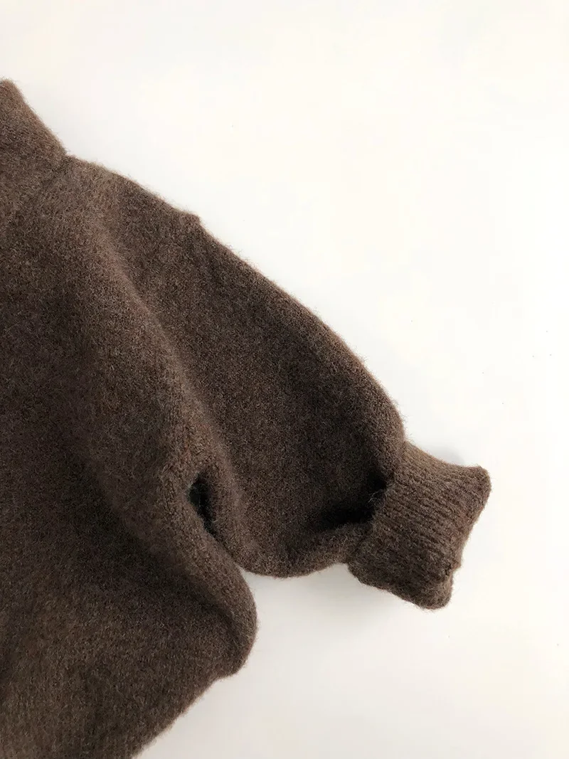 Suéter de punto con cuello vuelto para niños - Estilo retro cálido - imagen 5