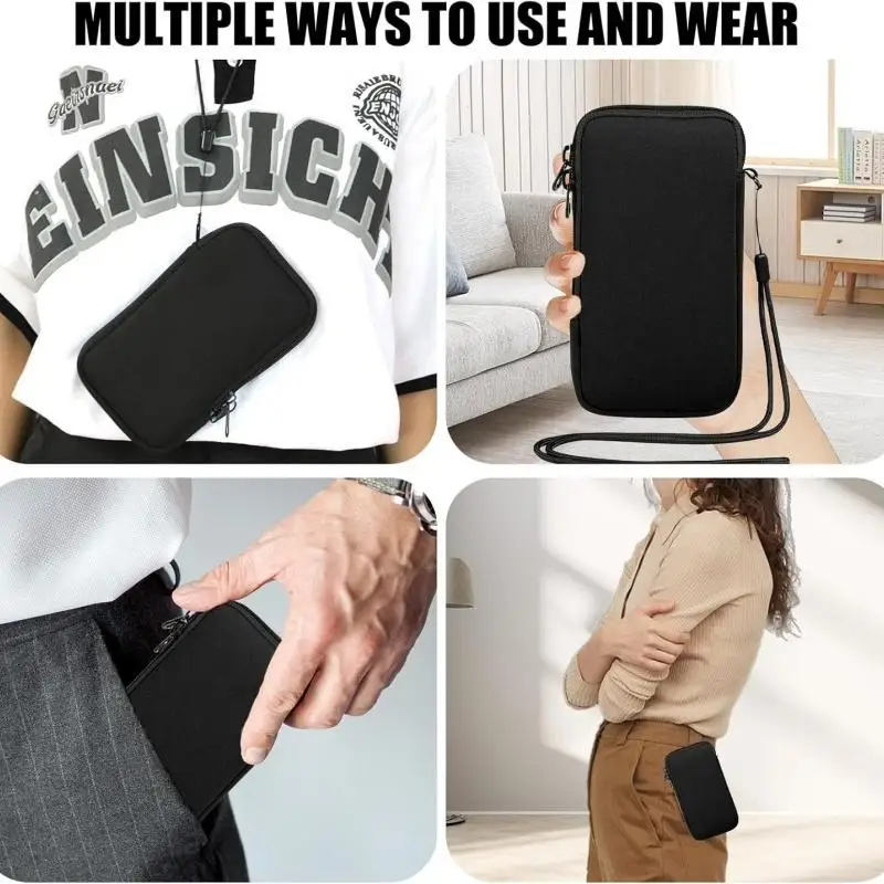 Funda móvil acolchada impermeable con cremallera para viaje - imagen 5
