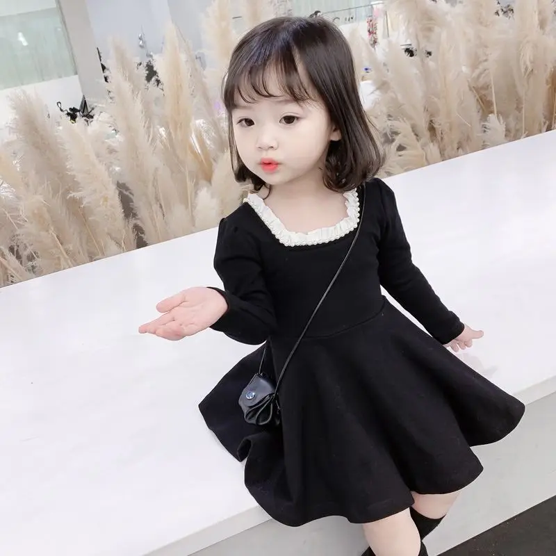 Vestido de princesa manga larga para niña – Primavera y otoño - imagen 4