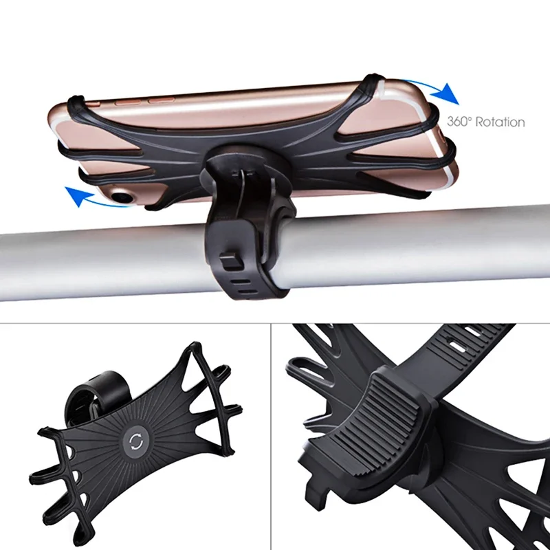 Sujeción con silicona flexible para distintos móviles